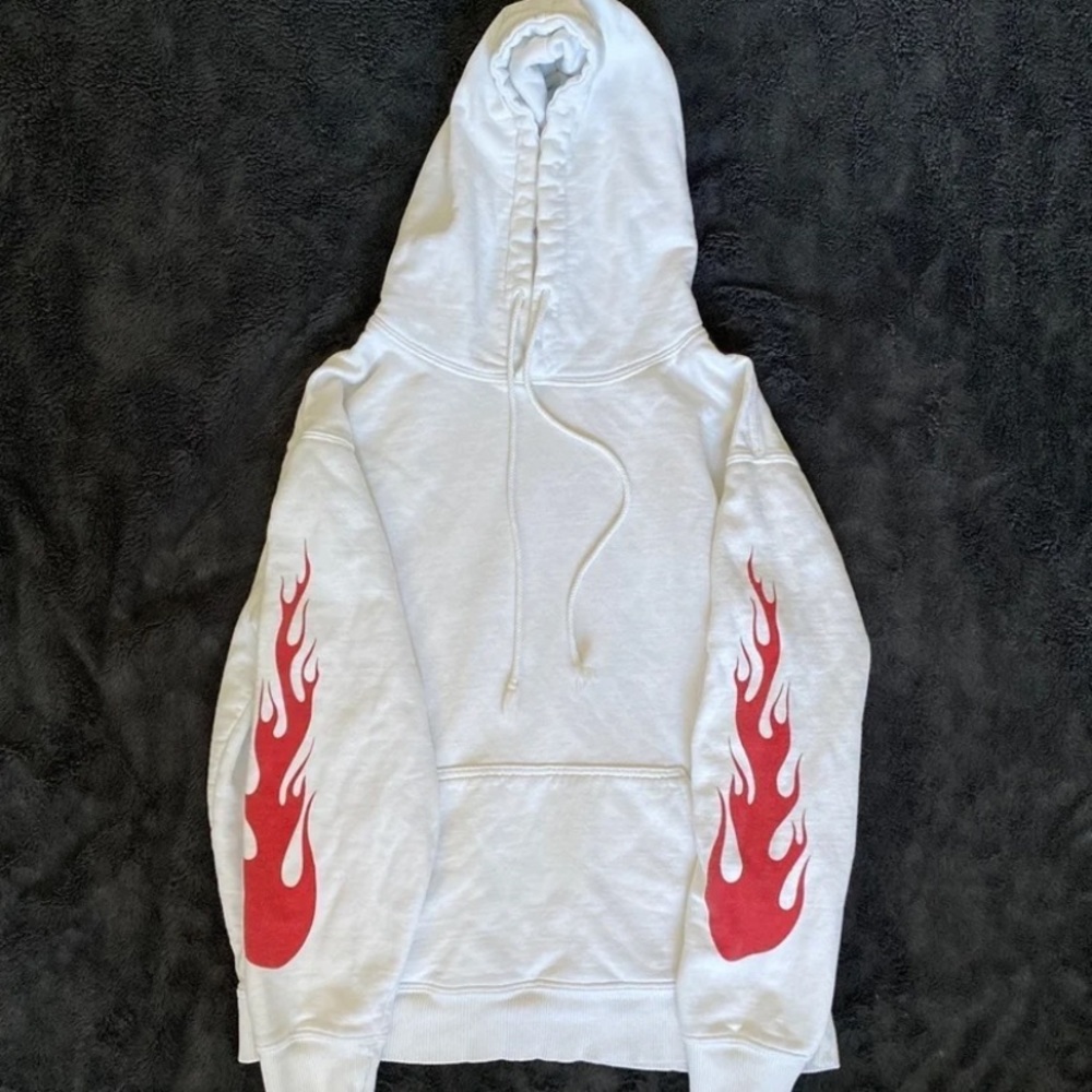 brandy melville flame hoodie